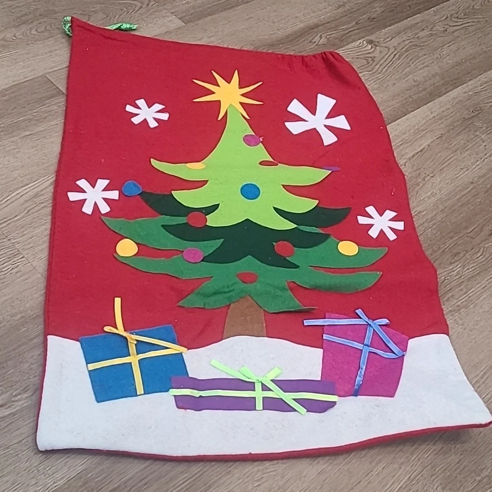 Large Santa Holiday Gift Bag Bundle